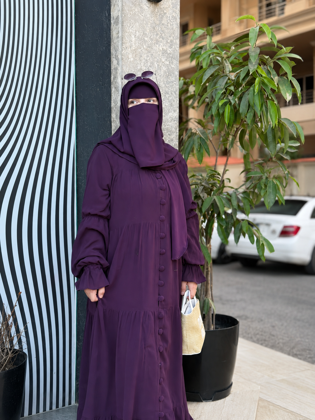 VERONA DRESS Velvet Purple