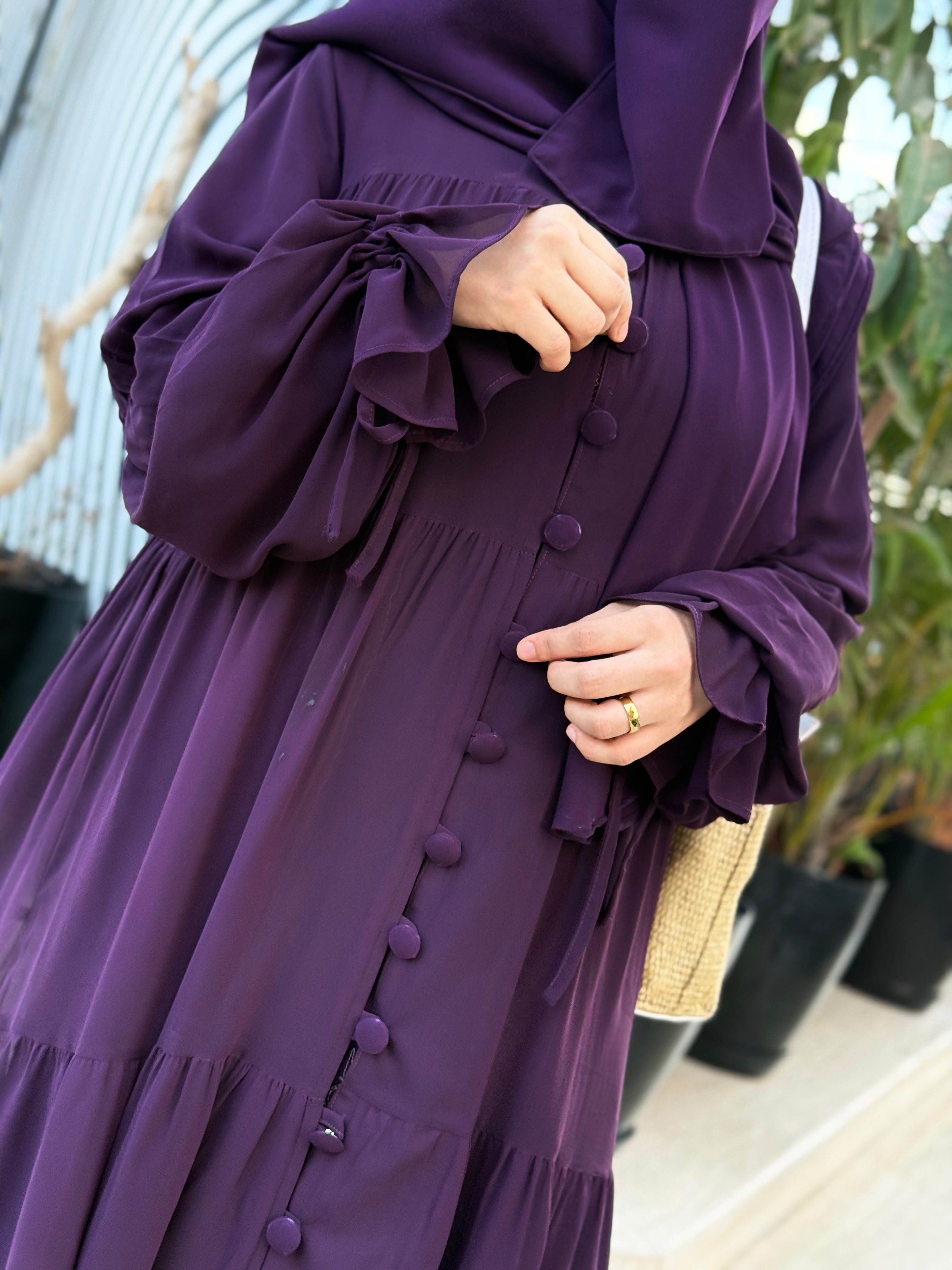 VERONA DRESS Velvet Purple