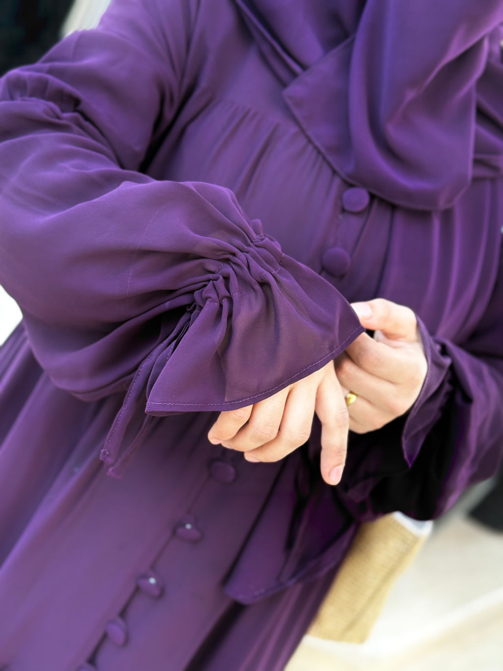VERONA DRESS Velvet Purple