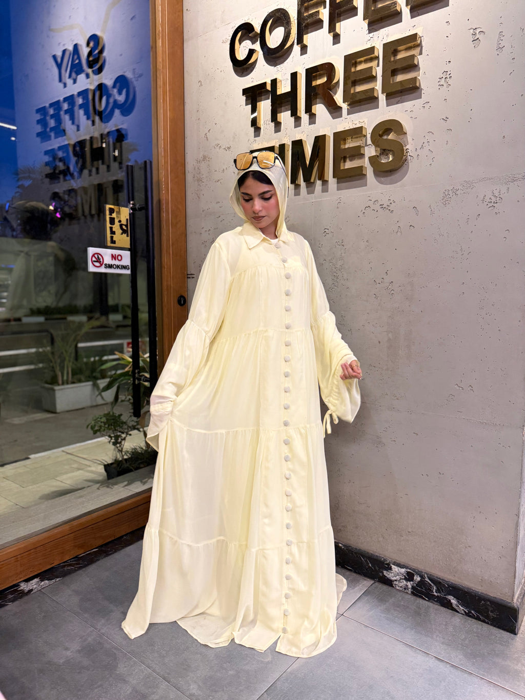 VERONA DRESS Buttercream Yellow